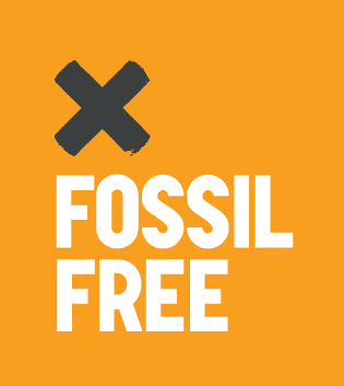 Orange and White Square Logo - Fossil Free – Logos
