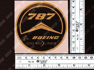 Old Boeing Logo - ROUND OLD VINTAGE STYLE BOEING B787 LOGO DECAL / STICKER 3.5x3.5in
