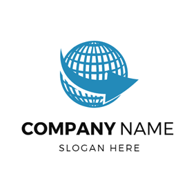 Red-Orange Blue Globe Logo - Free Business & Consulting Logo Designs. DesignEvo Logo Maker