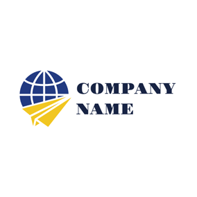 Yellow Globe Logo - Free Globe Logo Designs | DesignEvo Logo Maker