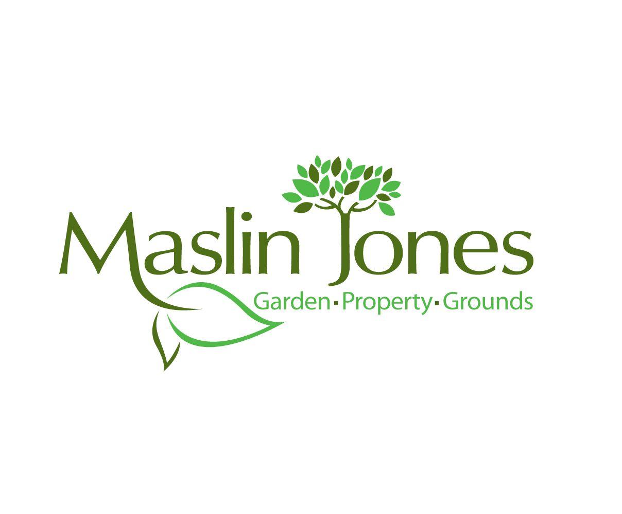 Garden Logo - Bold, Serious, Home And Garden Logo Design for Maslin Jones Garden