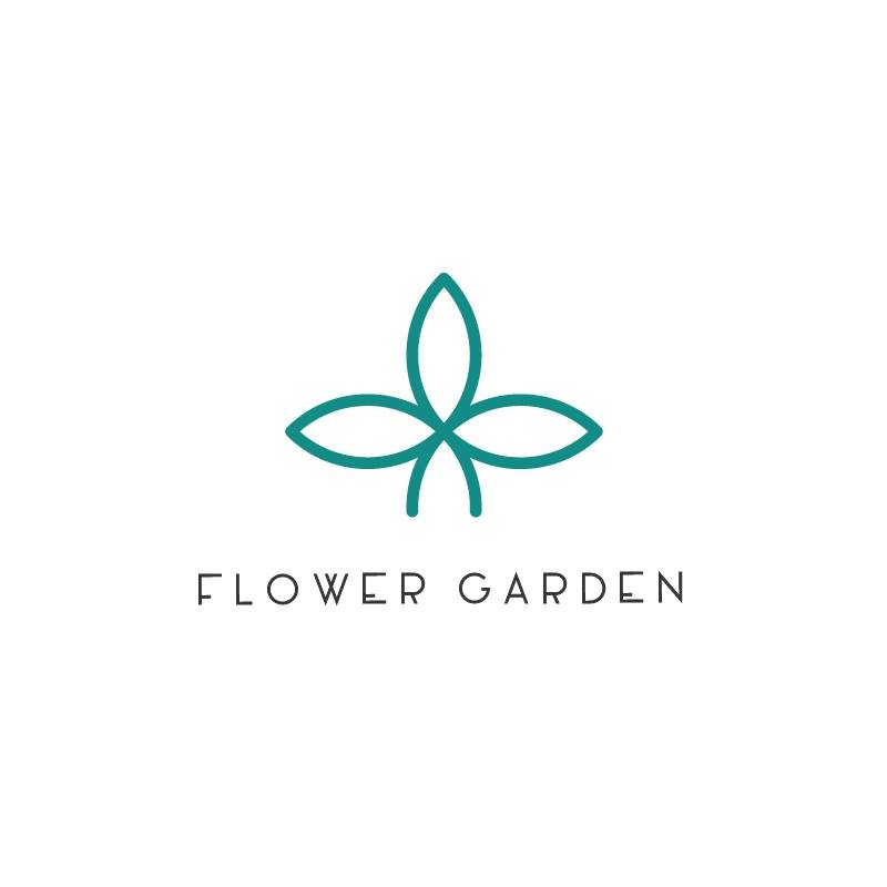 Garden Logo - Flower Gardenlogo