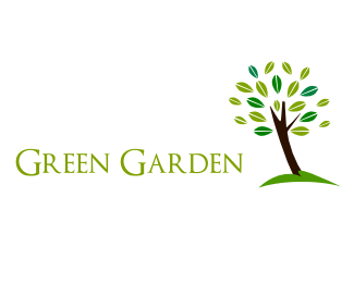 Garden Logo - green garden Designed