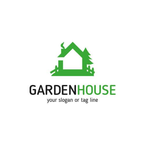 Garden Logo - Real Garden House company logo templates Vector | Free Download