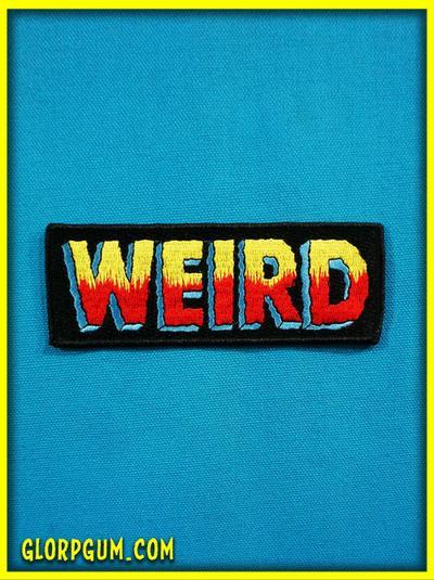 Get Weird Logo - WEIRD Logo Patch - Glorp Gum