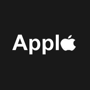 Apple Word Logo - LogoDix