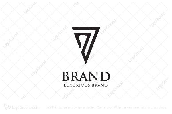 Black Letter V Logo - Letter V Logo