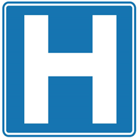 Blue Hospital Logo - HOSPITAL PICTOGRAM SYMBOL Logo Vector (.EPS) Free Download