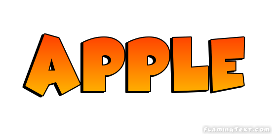 Apple Word Logo - apple Logo | Free Logo Design Tool from Flaming Text