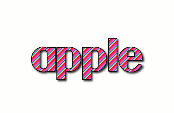 Apple Word Logo - apple Logo | Free Logo Design Tool from Flaming Text
