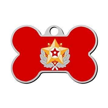 Supreme Commander in Korea Logo - Amazon.com : YIGEREEN Personalized Collar Tag Pet ID Tags for Cat