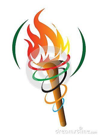 Olympic Circle Logo - Olympic Symbol Torch , Image, & Picture