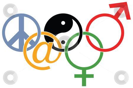 Olympic Circle Logo - all logos here: Olympic Logo