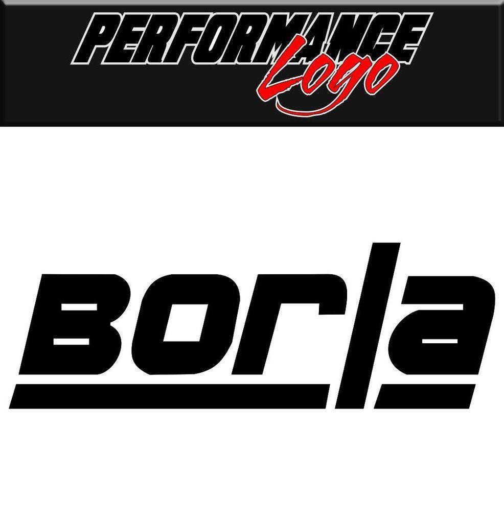 Borla Logo - Borla decal – North 49 Decals