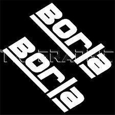 Borla Logo - DECALS FOR BORLA LOGO EXHAUST VINYL STICKER MUFFLER HEADER INDUCTION