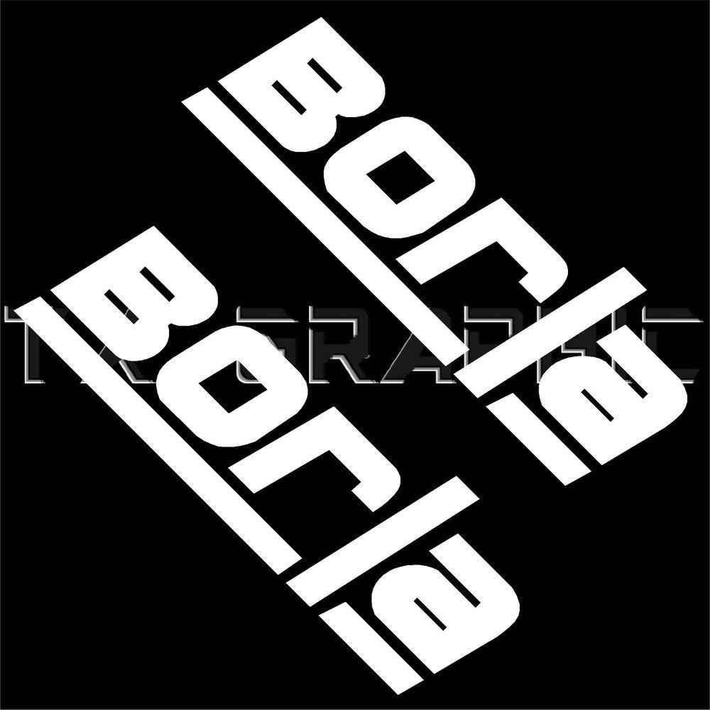 Borla Logo - DECALS FOR BORLA LOGO EXHAUST VINYL STICKER MUFFLER HEADER INDUCTION ...