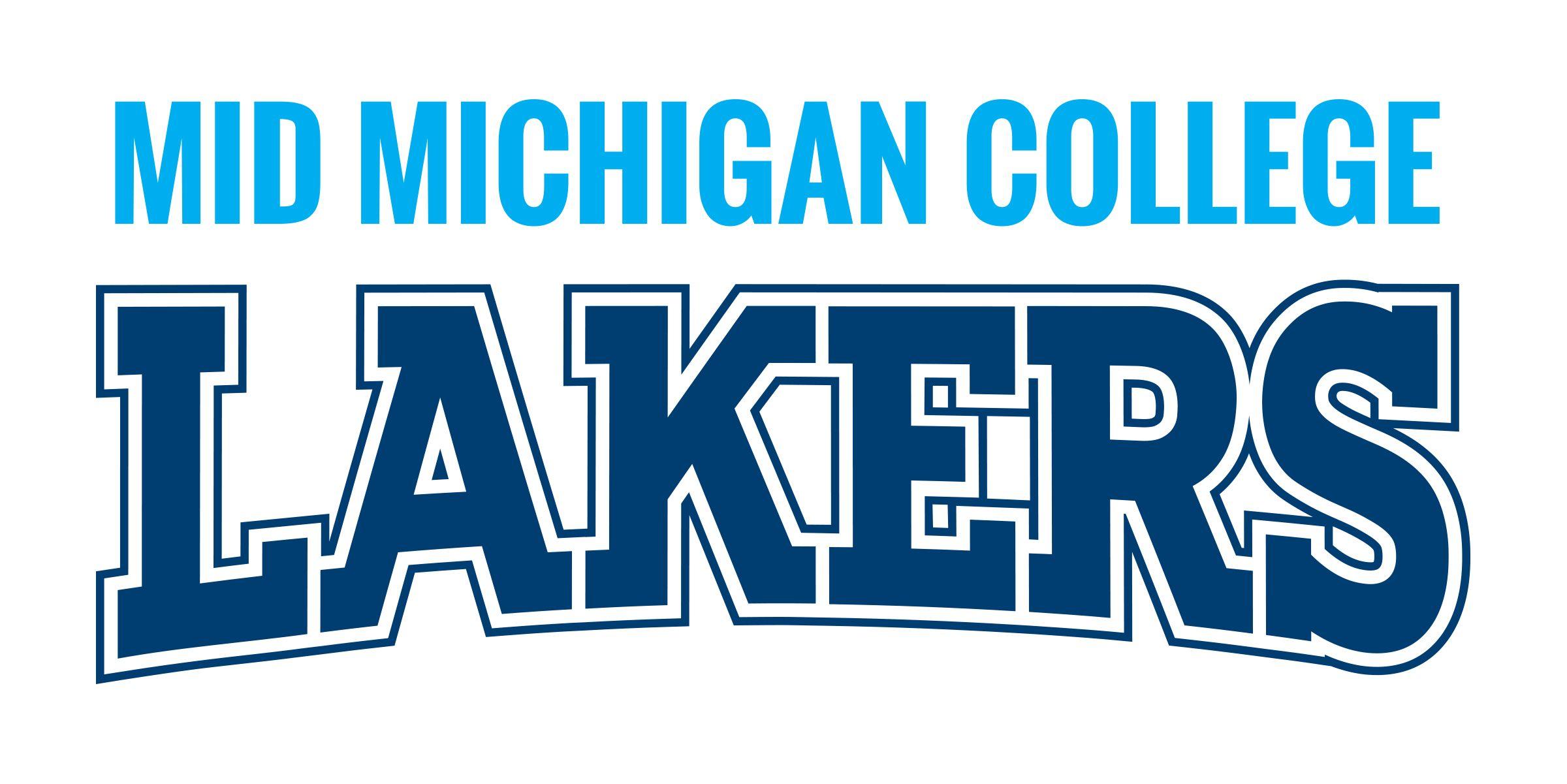 Blue and White College Logo - Strategic Communications | Mid Michigan College