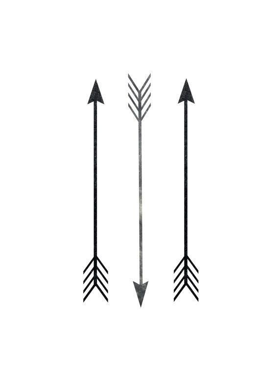 Black and White Arrow Logo - Wall Prints, Arrow Print, Arrow Prints, Bohemian Wall Art, Arrow Art ...