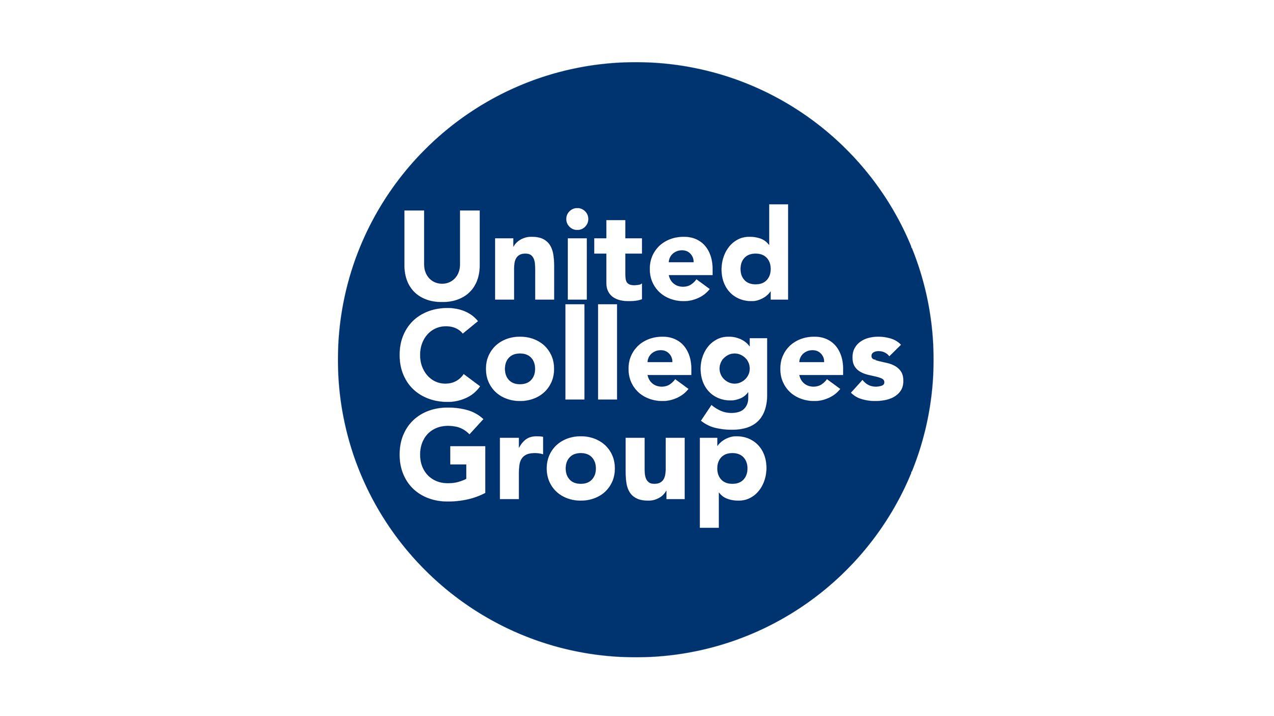 Blue and White College Logo - United Colleges Group