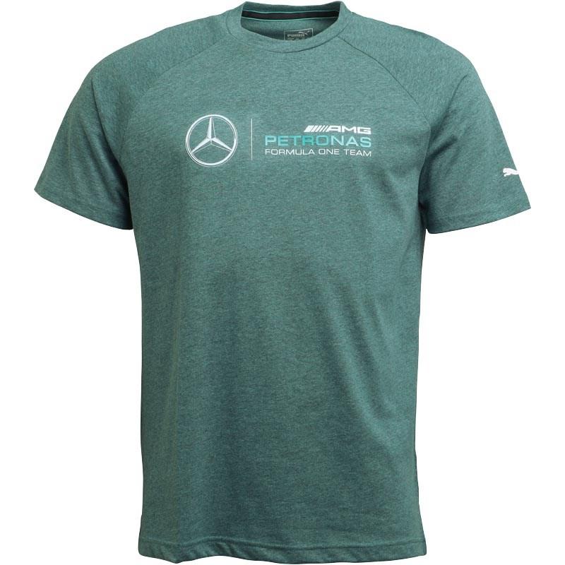 Mercedes AMG F1 Logo - Buy Puma Mens F1 Mercedes AMG Petronas Logo T-Shirt Teal