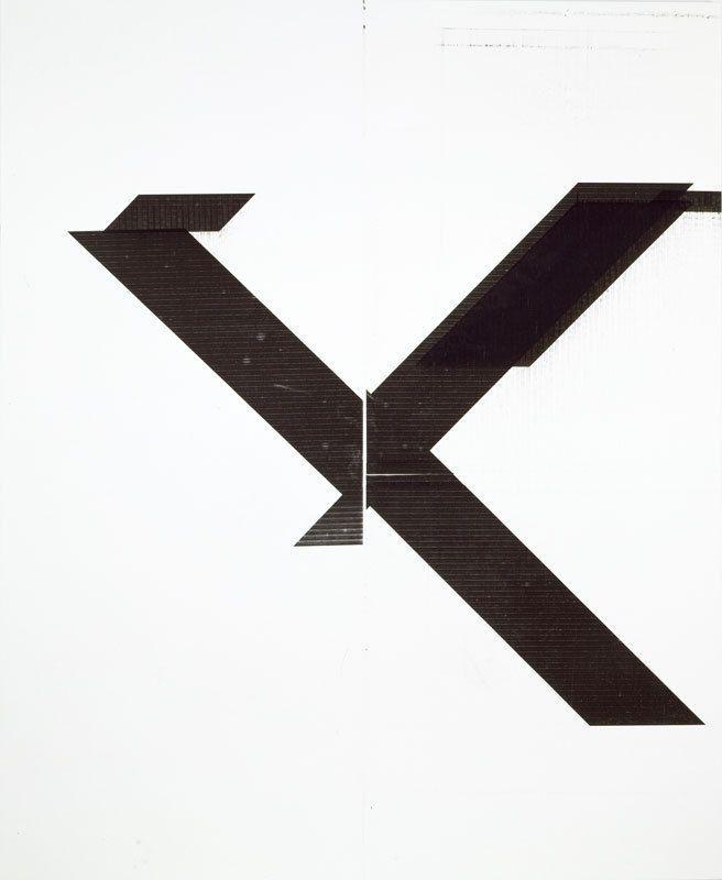 Large Black X Logo - Wade Guyton OS | Whitney Museum of American Art