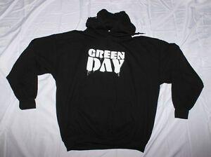 Large Black X Logo - Green Day-Drip Logo-X-Large Black Hooded Sweatshirt | eBay