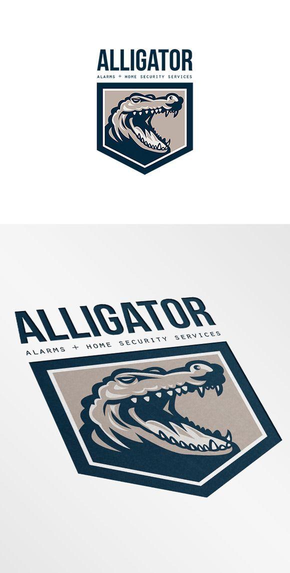 Home L Logo - Check out Alligator Alarms and Home Security L by patrimonio on ...
