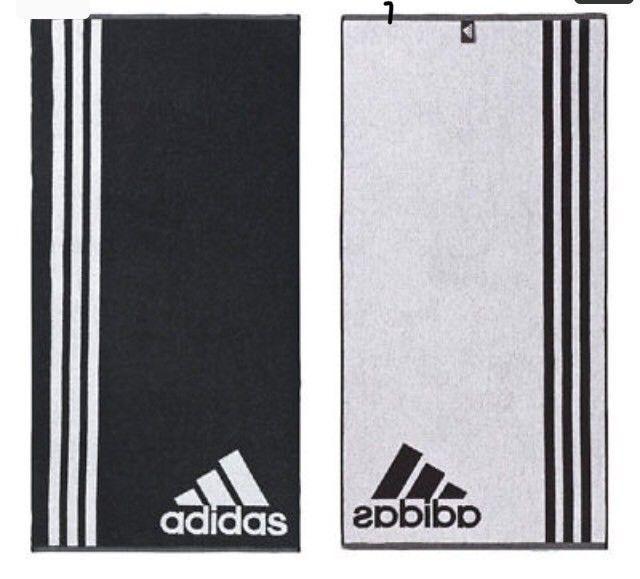 Large Black X Logo - Large Black adidas Sports Swimming Gym Beach Holiday Towel 70cm X ...