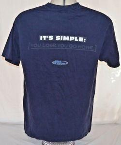 Home L Logo - VTG 90s NO FEAR T-Shirt Spell Out Logo Lose and Go Home Blue Mens L ...