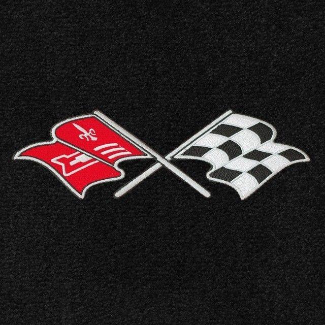 C2 Corvette Logo - C2 Lloyd Velourtex Corvette Logo Floor Mats - Corvette Store Online