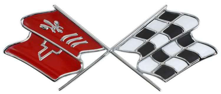 Corvette Flag Logo - Corvette Emblem Clipart search - CorvetteForum - Chevrolet Corvette ...