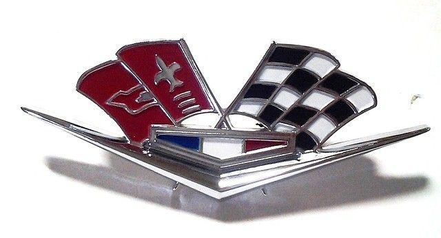 C2 Corvette Logo - Corvette Emblems C2, 63, 64, 65, 66, 67, 63-67,327,396,427,