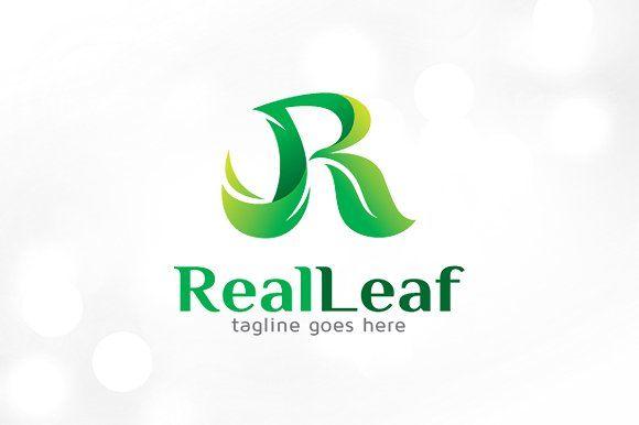 A Green R Logo - Agriculture Logo Template Logo Templates Creative Market