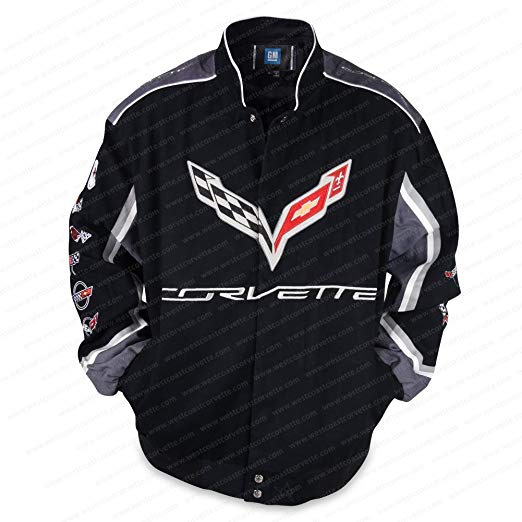 C2 Corvette Logo - C7 Corvette All Logo Collage Twill Jacket - Black : C1, C2, C3, C4 ...