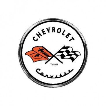 C2 Corvette Logo - C2 Corvette Emblem Snap Charm | The Corvette Store