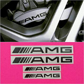 AMG Mercedes Calipers Logo - R&G AMG Mercedes High Temp Brake Caliper Decal Sticker