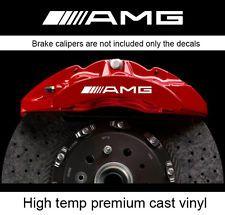 AMG Mercedes Calipers Logo - MERCEDES AMG Brake Caliper Decal Stickers X6 Black | eBay