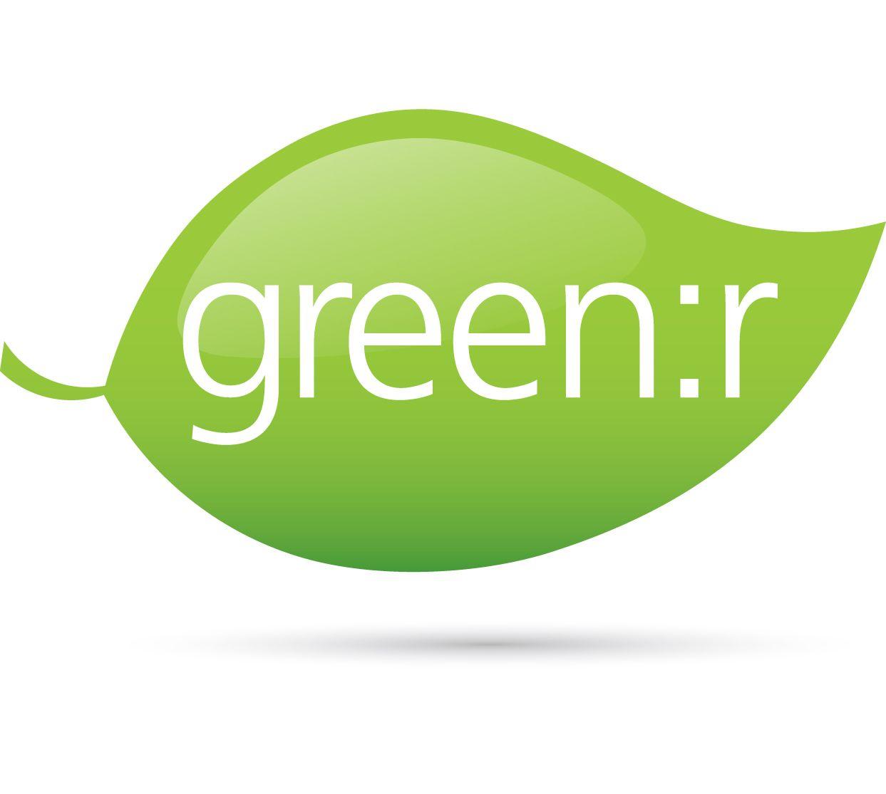 A Green R Logo - green:r stickers. School Merit Stickers