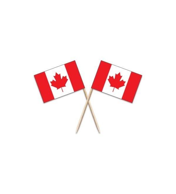 Canada Flag Logo - Canada Flag Toothpicks - A Bit of Home (Canada)
