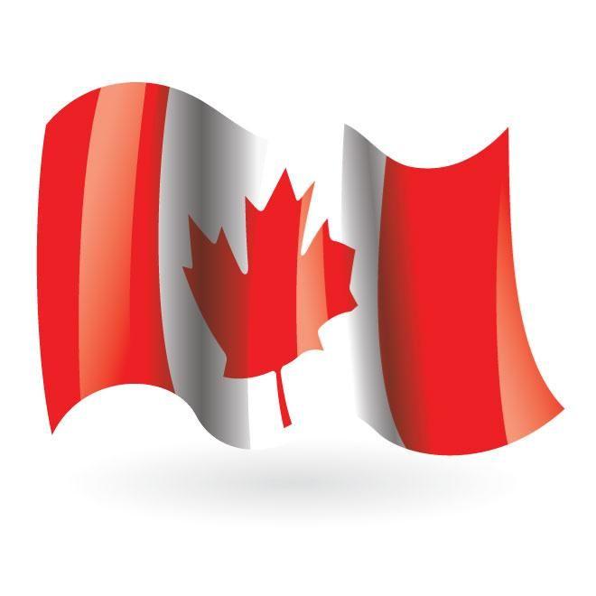Canada Flag Logo - Canadian flag vector clip art - Download at Vectorportal