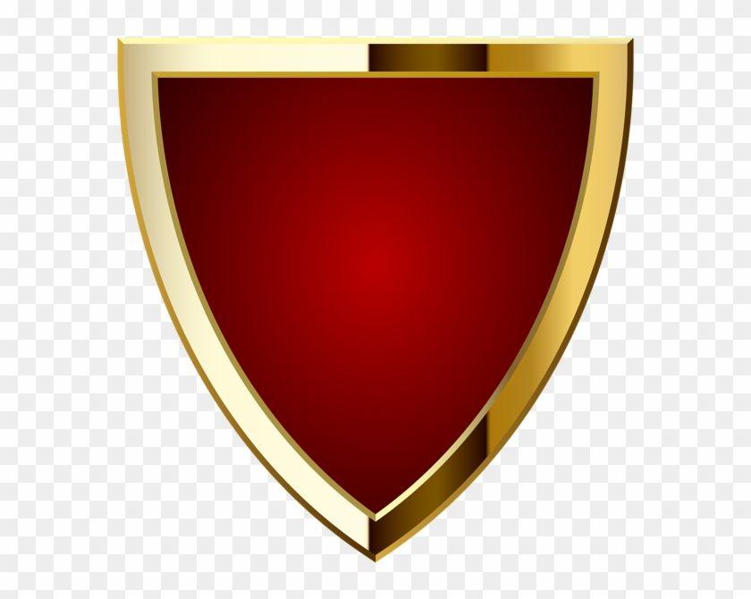 Red Gold Shield Logo - And Gold Shield Png Transparent PNG Clipart Image