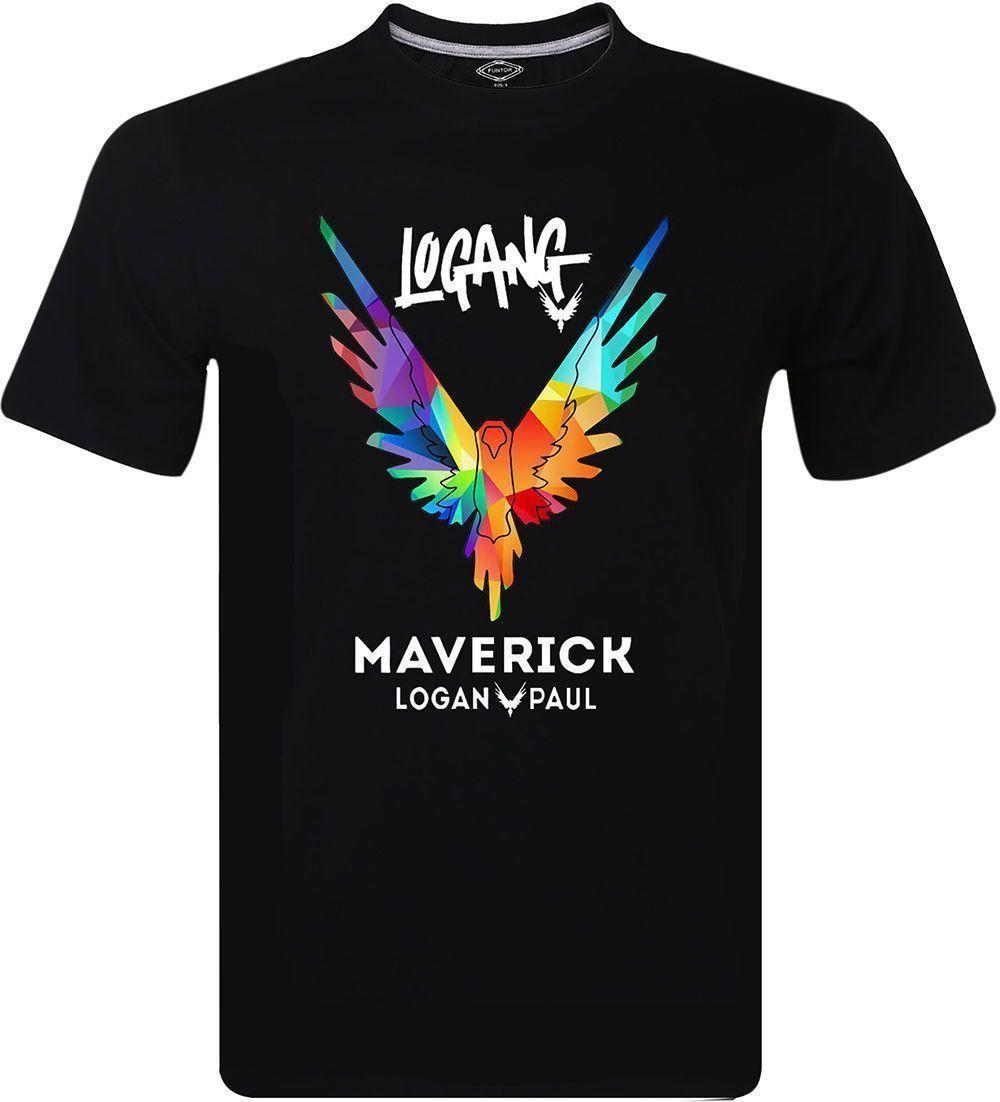 Mavrick by Logan Paul Logo - Maverick Bird Logo Logan Paul Logo 2017 T Shirt 3D Men Hot Cheap ...