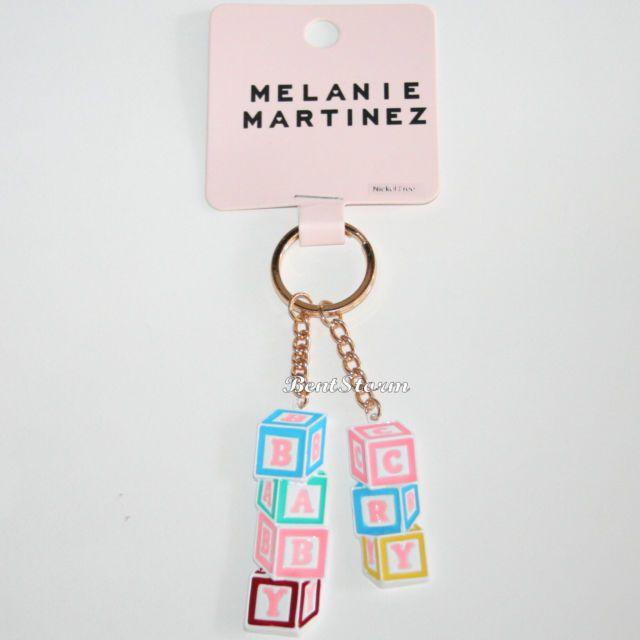 Melanie Martinez Logo - Melanie Martinez Crybaby Cry Baby Blocks Logo Metal Key Ring Chain ...