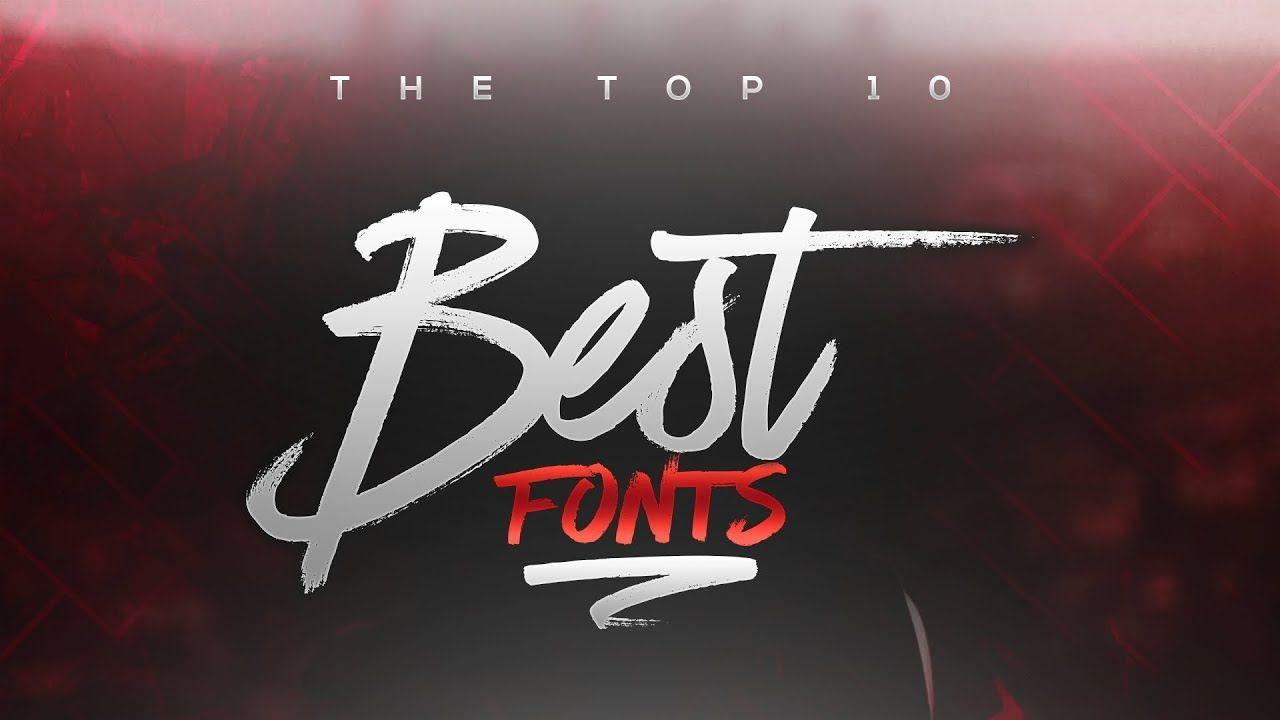 Best YouTube Logo - Best FREE Fonts to Use for YouTube 2017! (for Banners/Headers/Logos ...