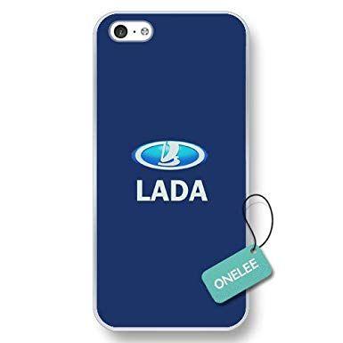 Turquoise Phone Logo - Lada Logo Hard Plastic Phone Case for iPhone 5c Car Logo