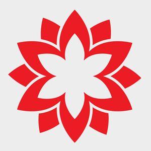 Red Flower Logo - Red flower Logos