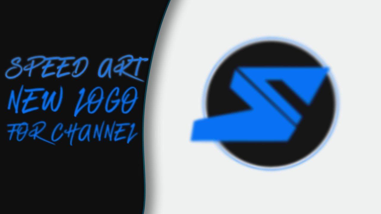 Blue Circle YouTube Logo - New Logo For Channel | Youtube Logo SpeedArt | Blue Colour Youtube ...