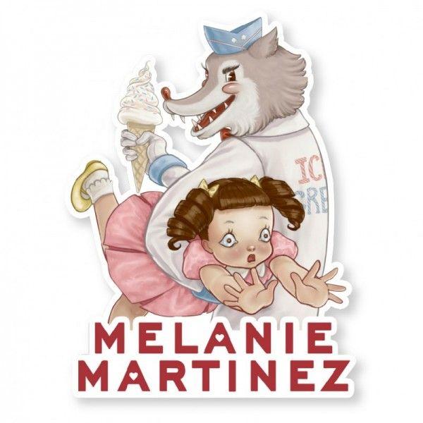 Melanie Martinez Logo - Melanie Martinez Wolf Tag Sticker