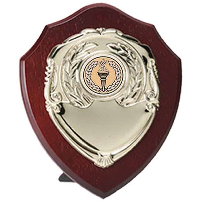 Red Gold Shield Logo - Triumph Gold Shield