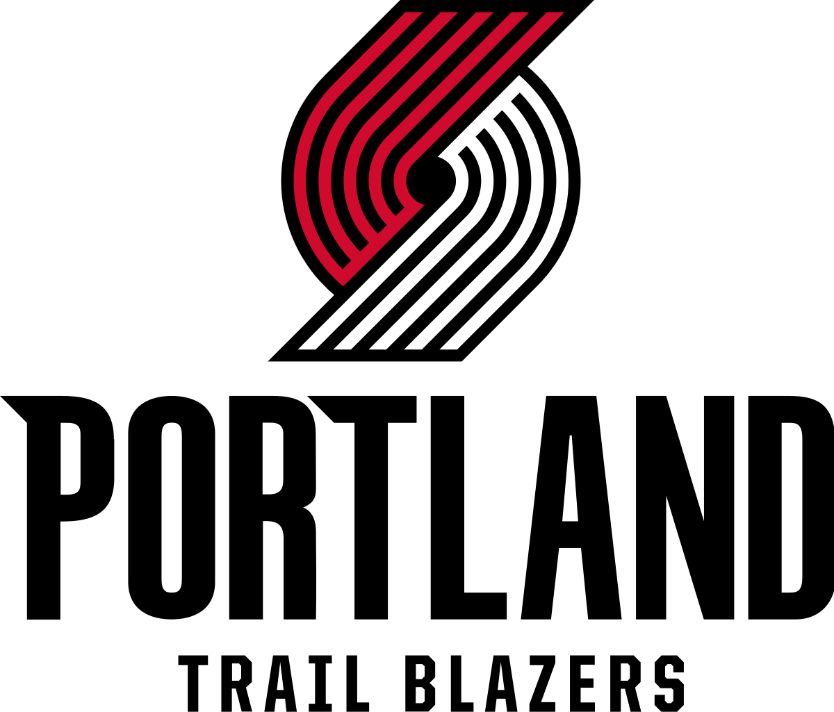 Multi Colored Hands Basketball Logo - Portland Trail Blazers